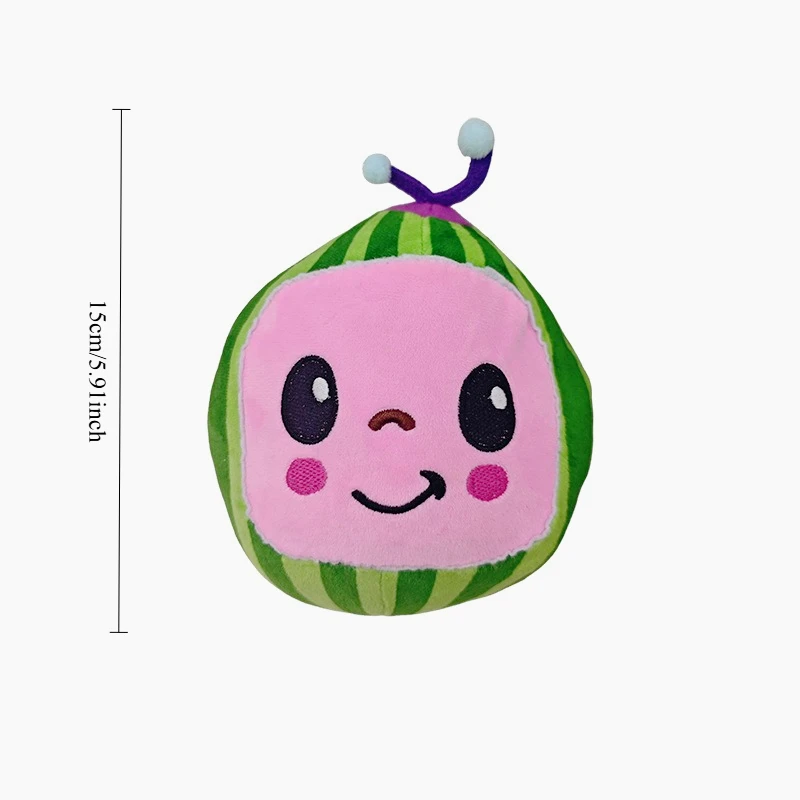 Hot New Cocomelons Kawaii Plush WaterMelon Toy Cartoon Anime Family Jojo Daddy Mummy Sister Brother Stuffed Soft Plush for Gifts