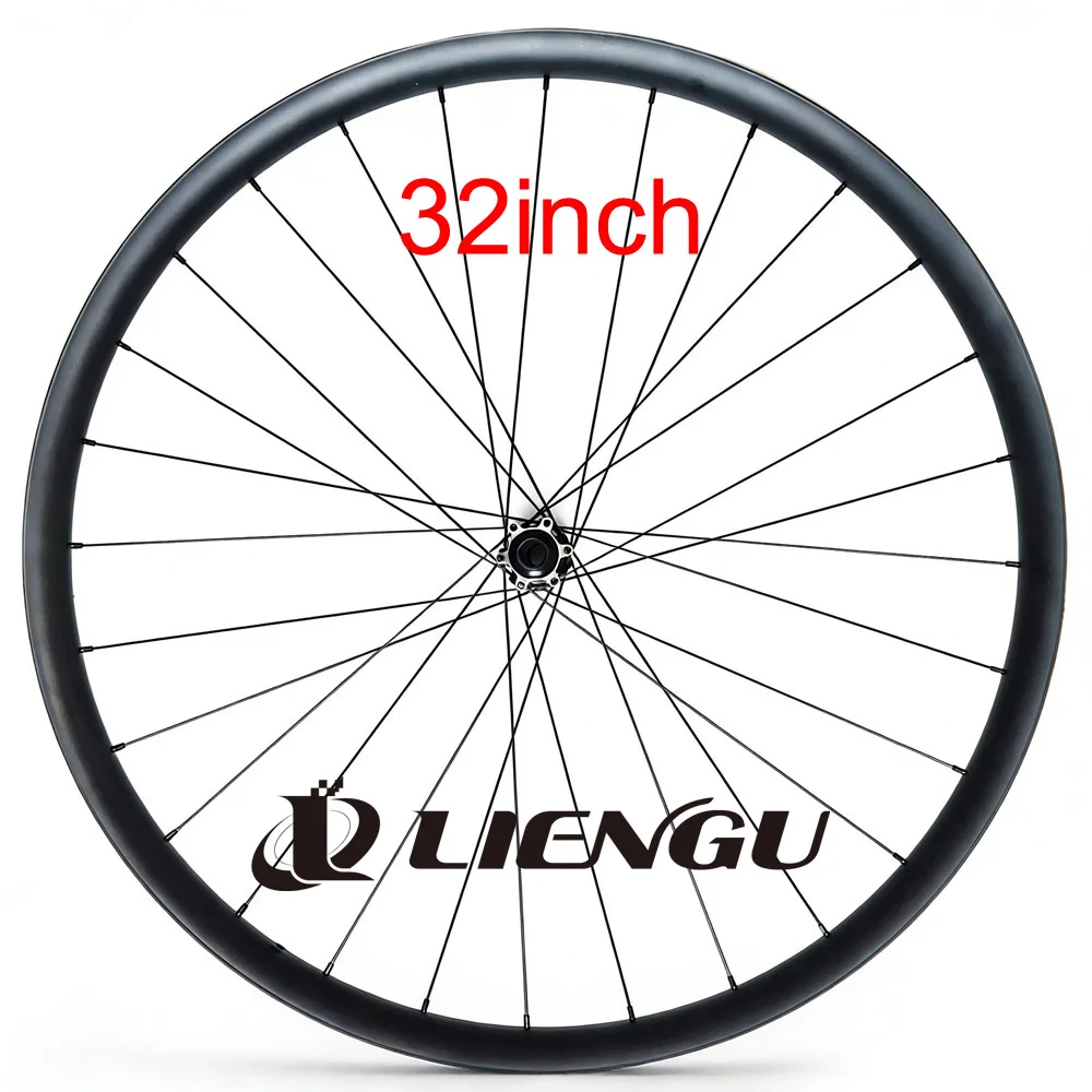 

Комплект асимметричных карбоновых колес 32er MTB, бескамерные, ширина 40 мм, внутренний диаметр 32 мм, глубина 25 мм, Boost 110 мм/148 мм, 6 болтов, дисковые тормоза, для XC/AM/DH