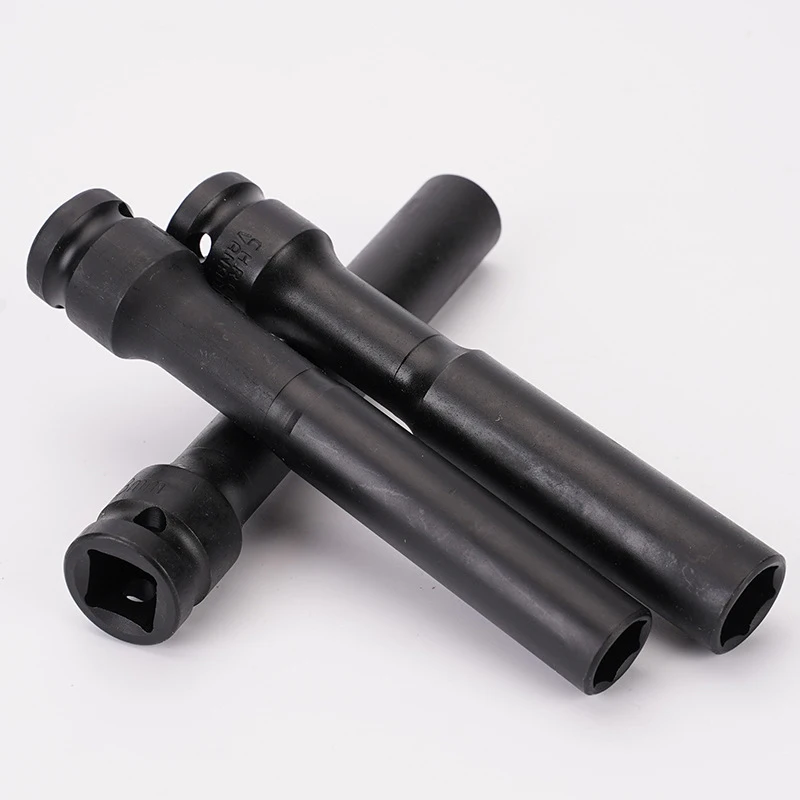 Conjunto de soquete de impacto profundo longo de 1/2 unidade cabeça de soquete sextavado 8mm/10mm/12mm chave de impacto de soquete sextavado