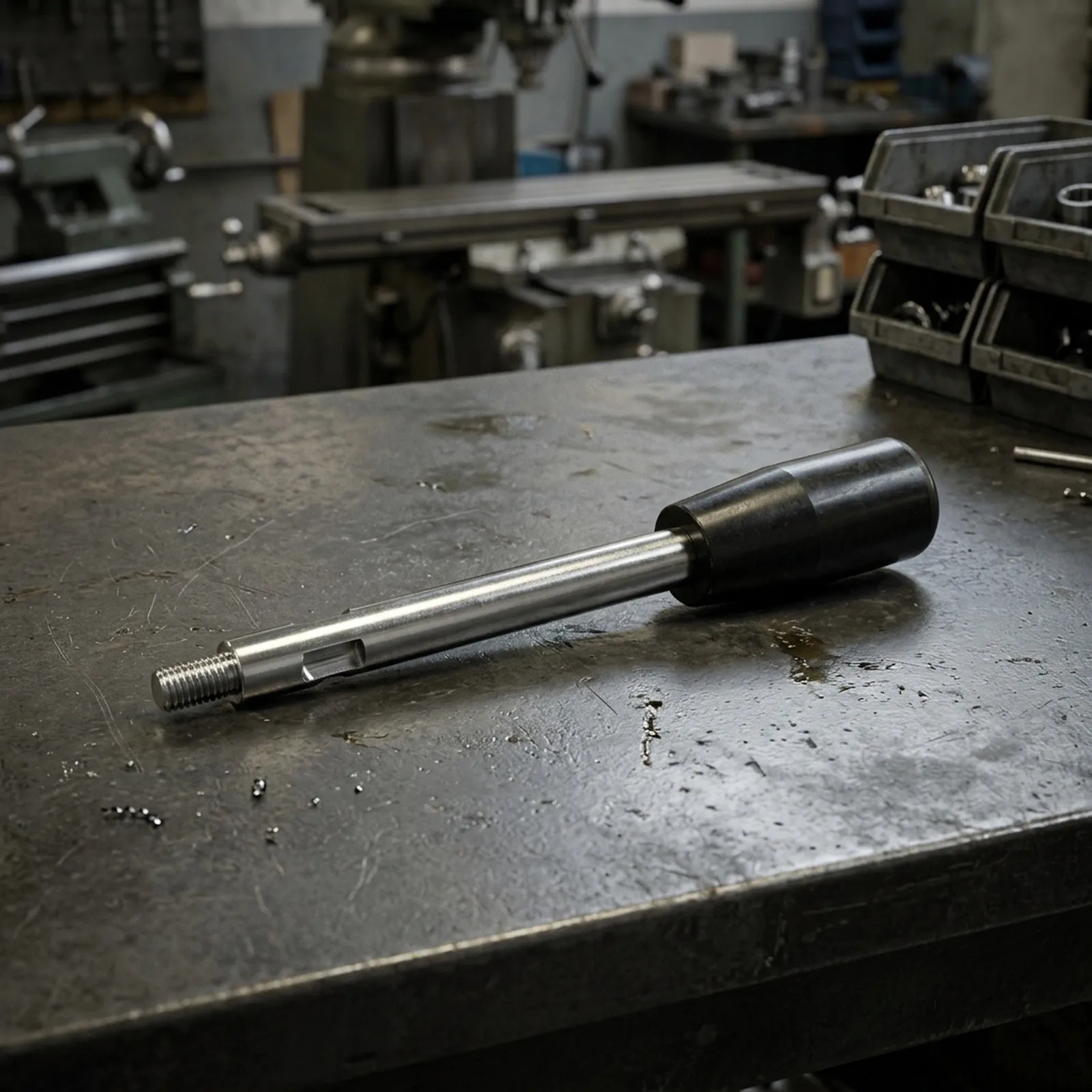 Drill Accessories Work Rod Handle for Bar for Milling Machine and Industrial Machine Tools for m6 M8 for m10 Thread Options