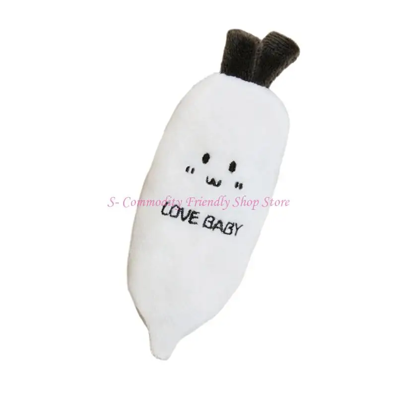 

85AE милые животные погремушки плюшевые игрушки мультяшный дизайн для слуховой сенсорной стимуляции и эмоционального подарка для