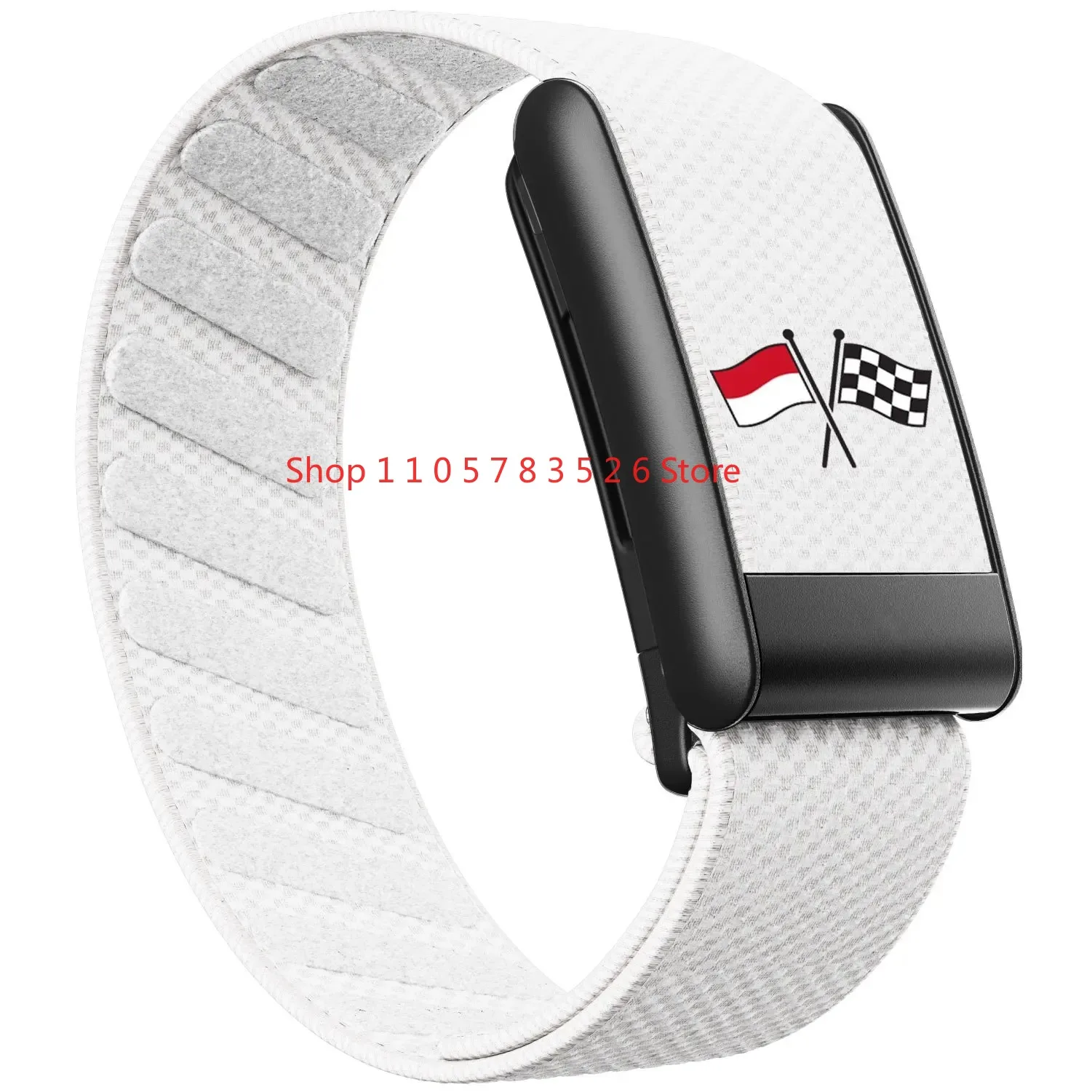 2026 Geeignet für WHOOP5.0/MG Nylon-Druckarmband mit schwarzem U-förmigem Rahmen, silbernem U-förmigem Rahmen und goldenem U-förmigem Rahmen. – Detail 23