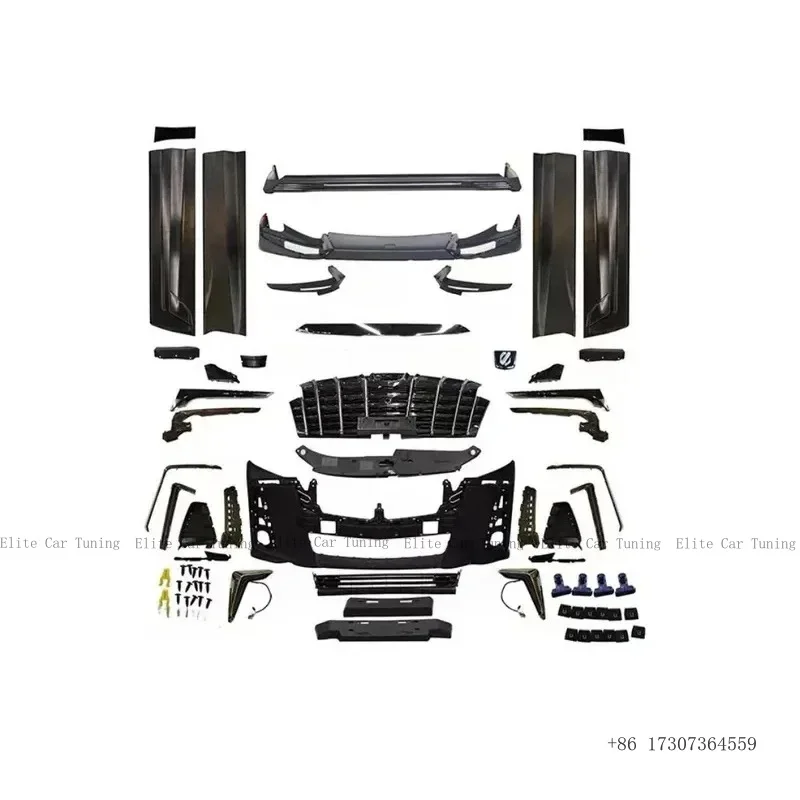

High Quality Body Kit Front and Rear Bumper Grille Side Skirts for Alp 2018-2022 Year to Style Auto Body System