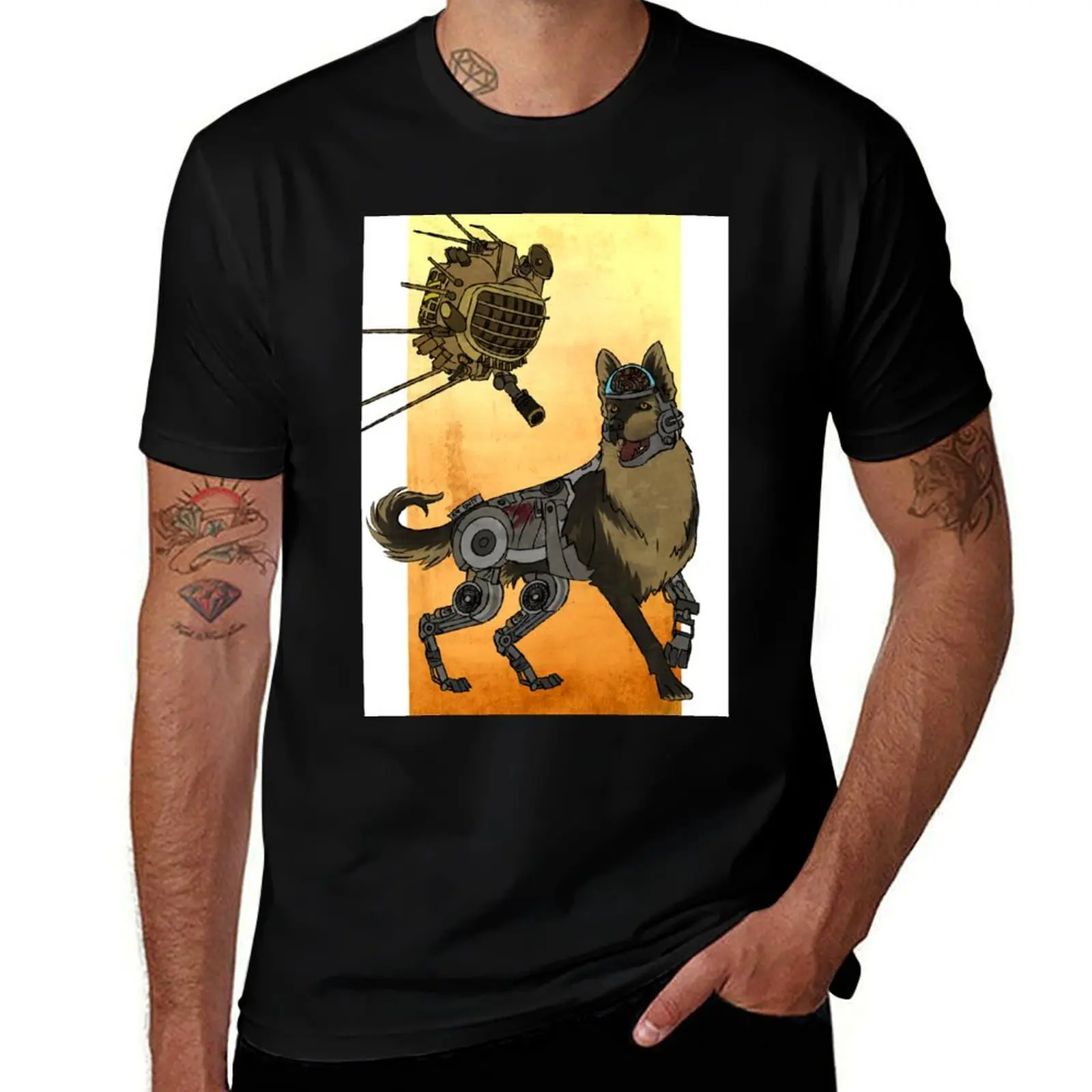 Rex and Ed-E T-Shirt Worker Basic Short Sleeve Tee T-Shirt