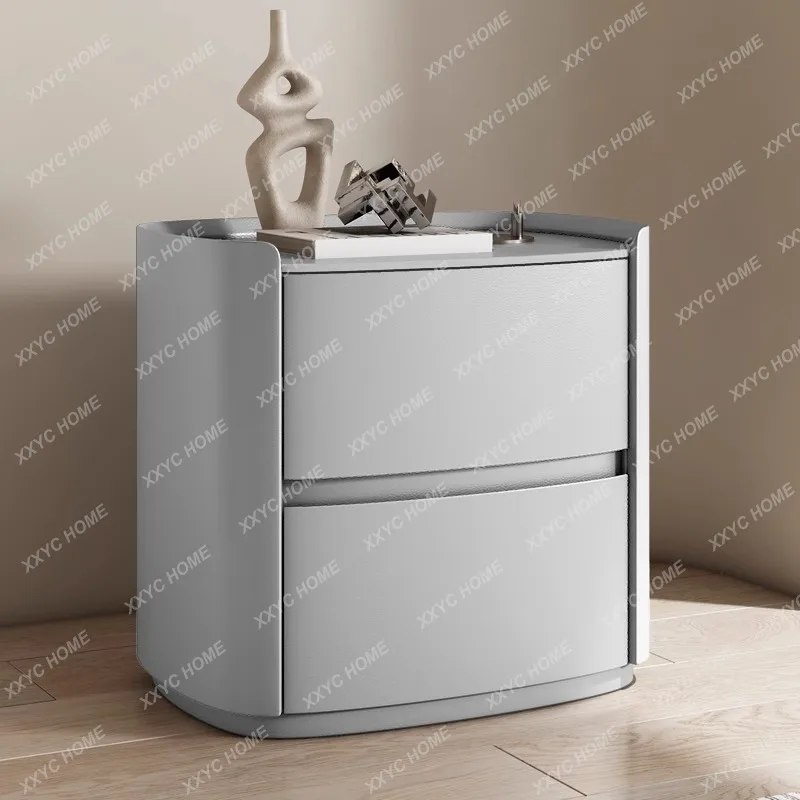 Mesita de noche Premium, 2 mesas de centro pequeñas, caja de almacenamiento creativa, alternativa, luz de lujo para el hogar y el dormitorio