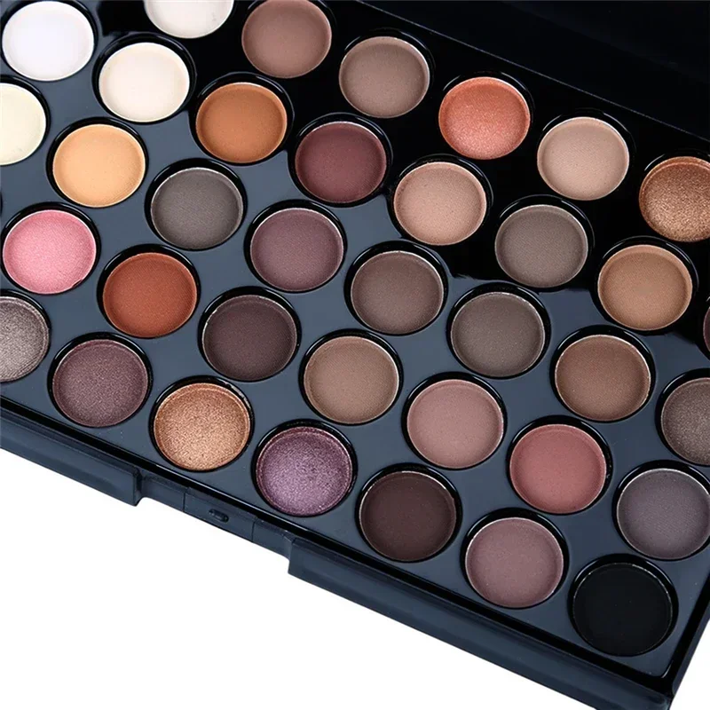 40 Color Matte Eyeshadow Palette Earth Color Shimmer Glitter Earth Eye Shadow Power Set Cosmetic Makeup Tools Make Up