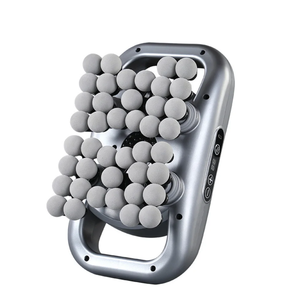 

Пистолет для фасции с 42 головками, высокочастотный вибрационный массажный пистолет для тела, массажер для спины и талии, шеи, плеч