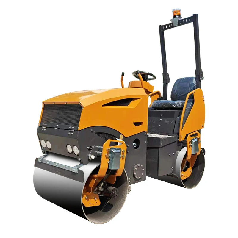 Double Drum Road Roller Vibratory Asphalt Compactor  Highway Paving Parking Lot Airport Runway Surface Smoothing Customized Sale