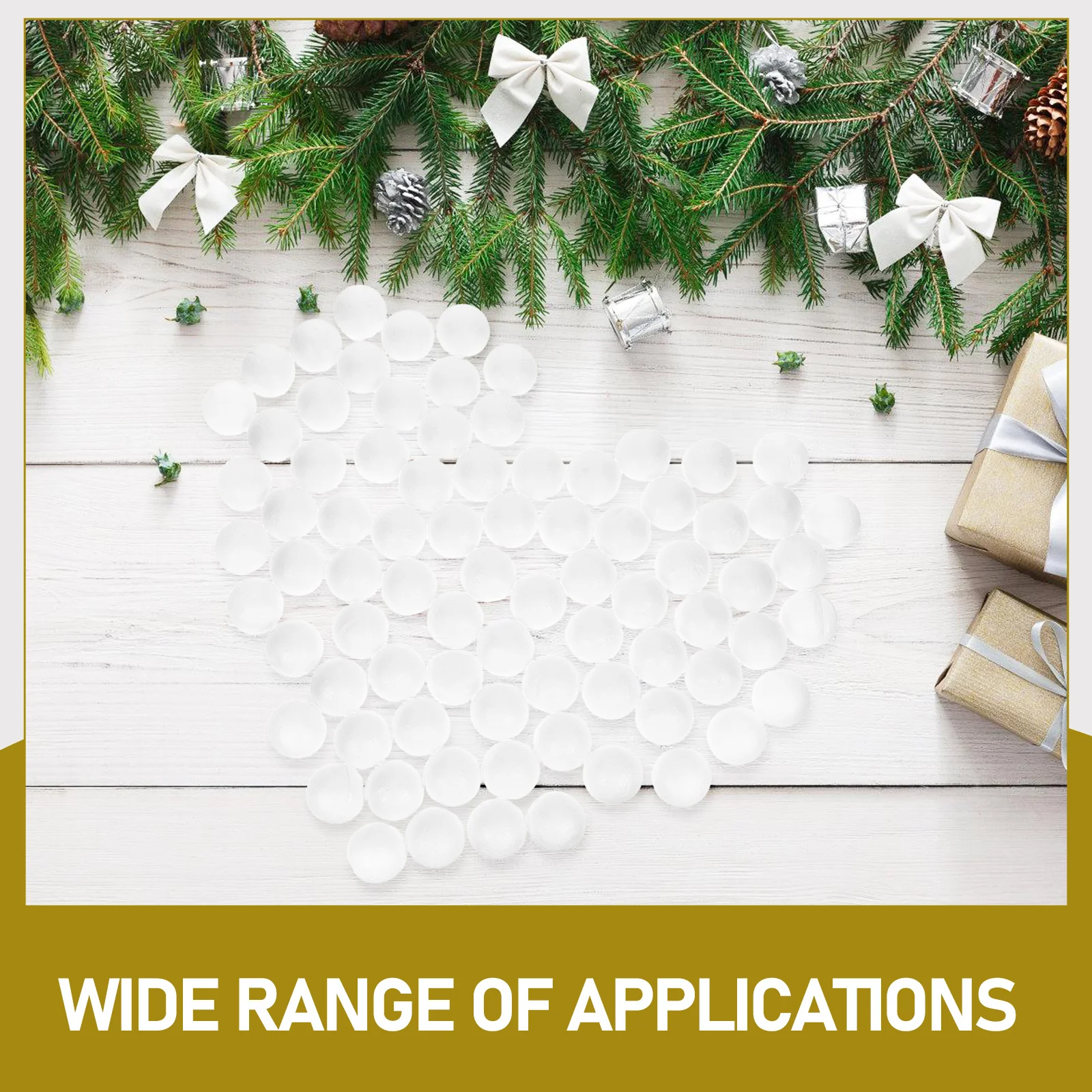 100 قطعة 4 سنتيمتر كرات البوليسترين الصلبة المجالات المستديرة DIY بها بنفسك الزينة كرات البوليسترين كرة الحرفية