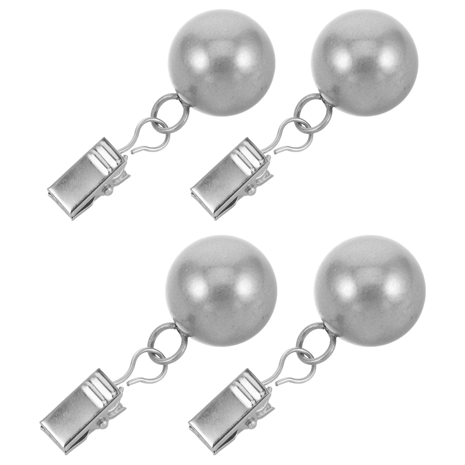 

4pcs Stainless Steel Tablecloth Clips Heavy Duty Windproof Table Cover Clamps For Outdoor Picnic Party Patio Wedding Reusable