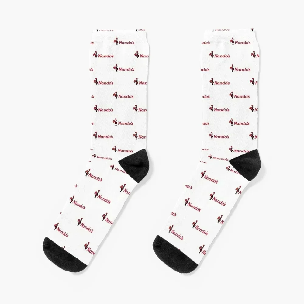 

nando's restaurant logo Socks floor essential with print Socks Women's Men's
