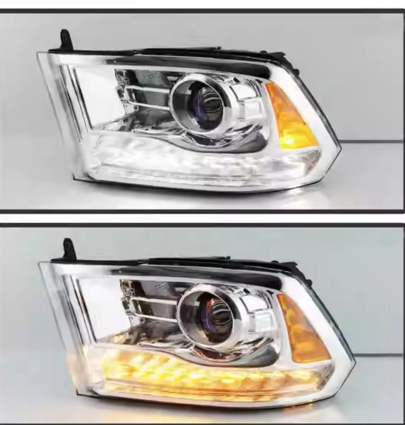 Car Headlight headlamp for Dodge RAM 1500 Daytime Running DRL Turn signal