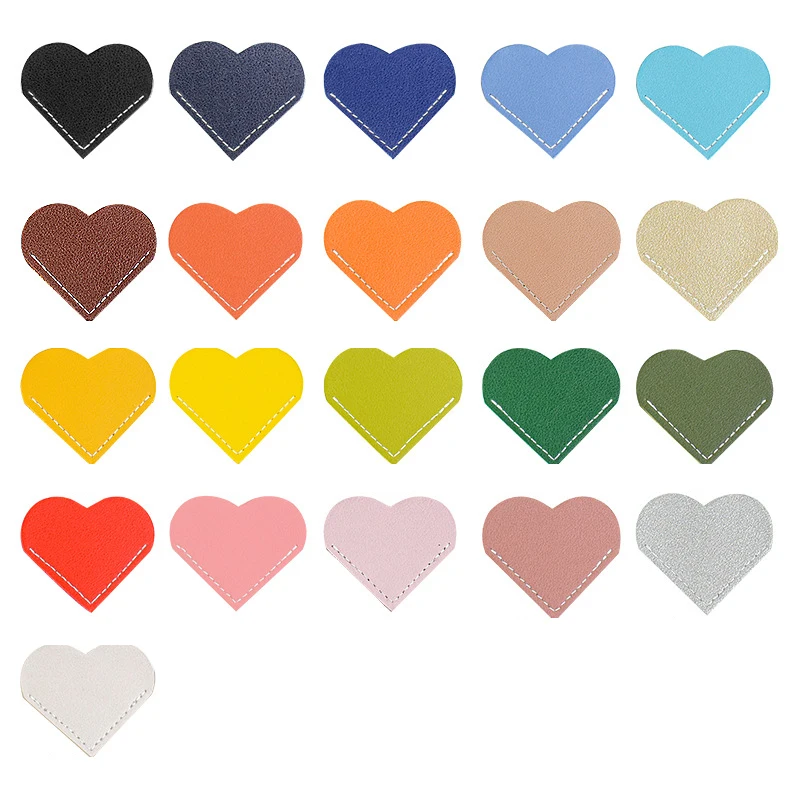 1 opakowanie Handcrated Vintage skórzane zakładki do książek Mini znacznik strony narożnej serce zakładki