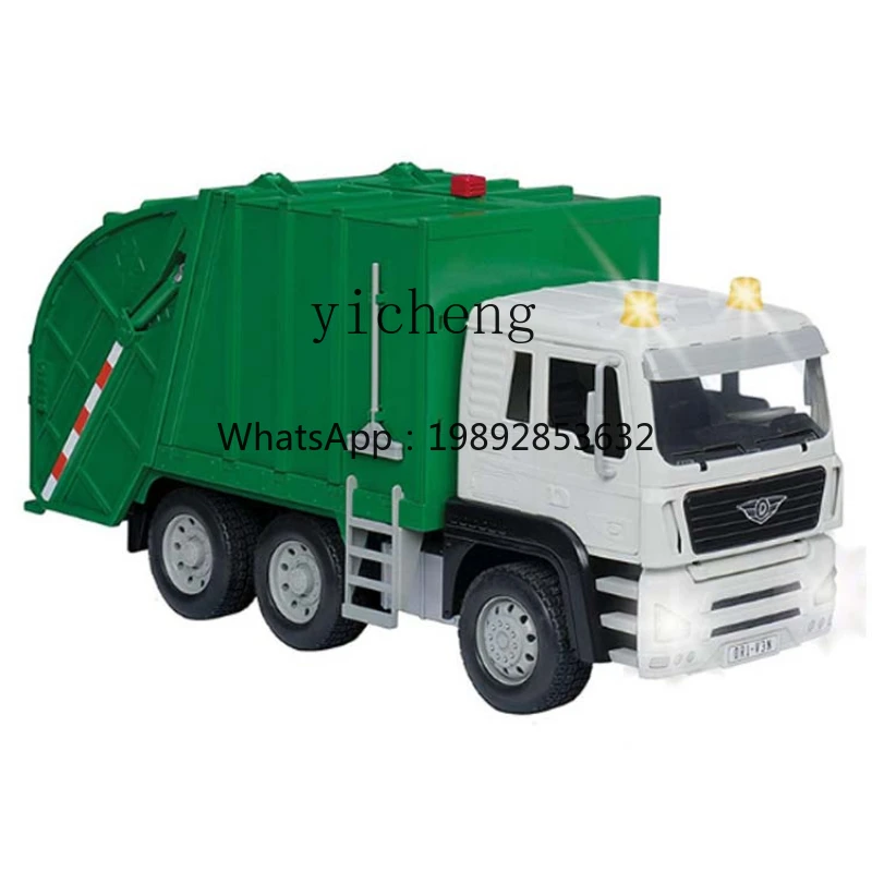 

ZZ Recycle Dustbin Children's Simulation Toy Car Model Engineering Car Garbage Cleaning and Cleaning