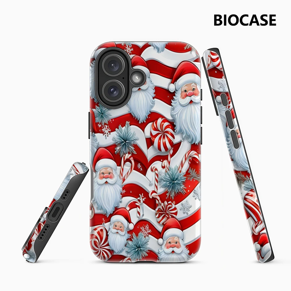 Weihnachtsmann-Collage IPhone 17 Must-Haves Handyhülle für IPhone 17 16 15 14 13 12 11 Pro Max Plus Doppelschichtige Rückseite