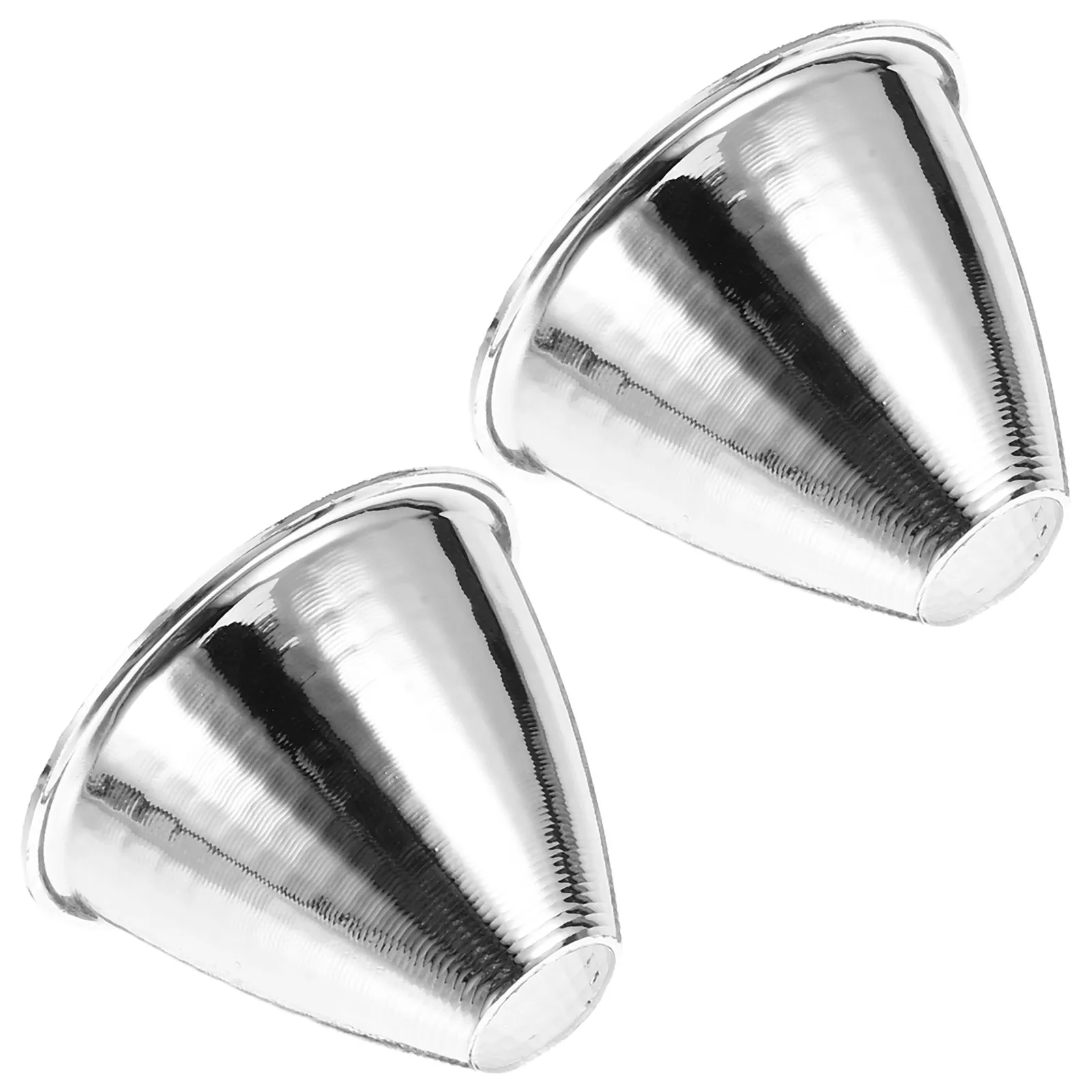 

2Pcs Flashlight Reflector Part Spotlight Fixture Shade Cap Even Light Distribution Glare Reduction for Camping Hiking Portable