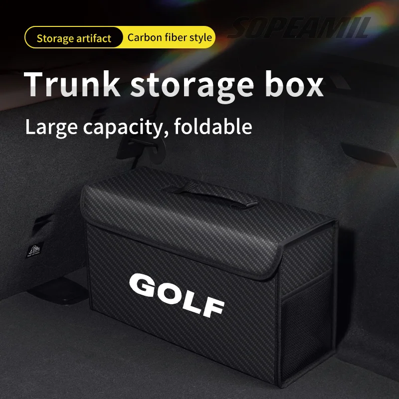

Car Trunk Storage Box Foldable Stowing Tidying Bag Volkswagen GTI Golf MK4 MK5 MK6 MK7 MK8 Arteon Tiguan Touareg Passat Scirocco