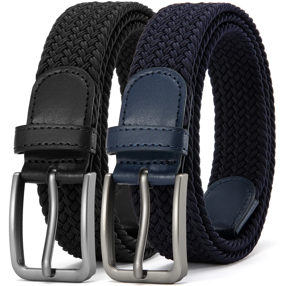 115 cm elastischer Herrengürtel, Unisex, lässiger gewebter Gürtel für Outdoor-Klettern, Training, Arbeit, Damengürtel, gepaart mit Jeansgürtel – Detail 16