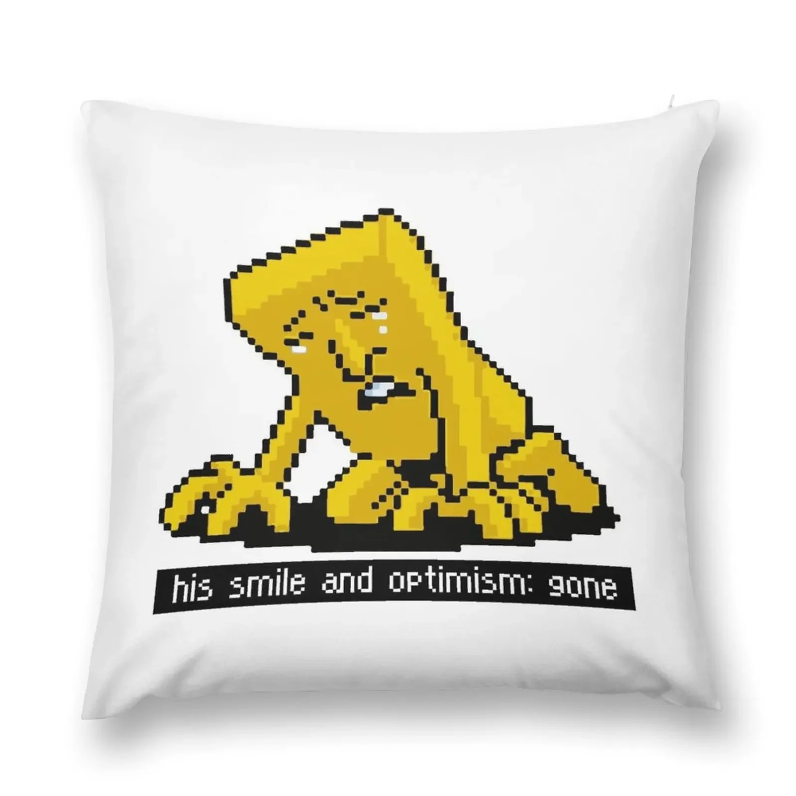 

Negative Man - Mother 3 Throw Pillow autumn pillowcase Christmas Throw Pillows Covers Decorative pillow case pillow