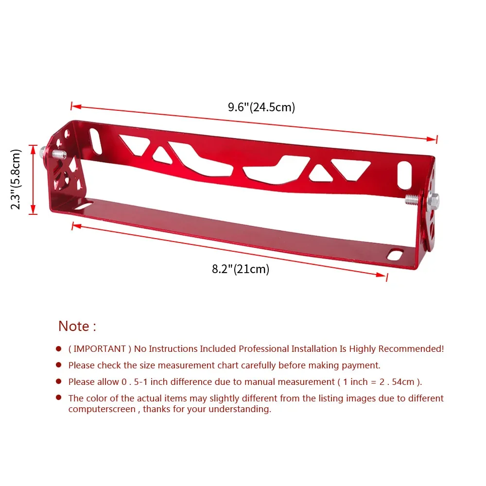 Universal Aluminum Solid License Plate Frame Holder Car License Plate Bracket Auto Accessories