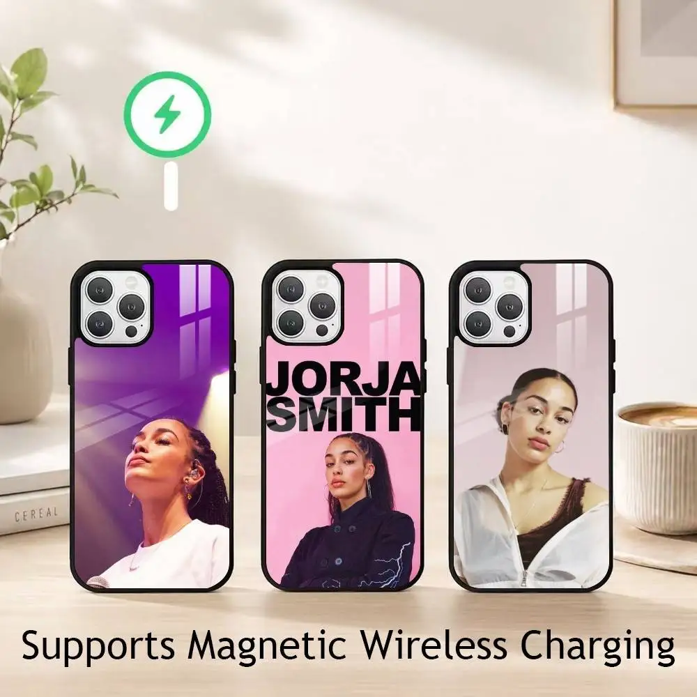 J-Jorja Smith Singer gift Phone Case For iPhone18,17,16,15,14,13,12,11 Plus,Pro Supports Magnetic Wireless Charging