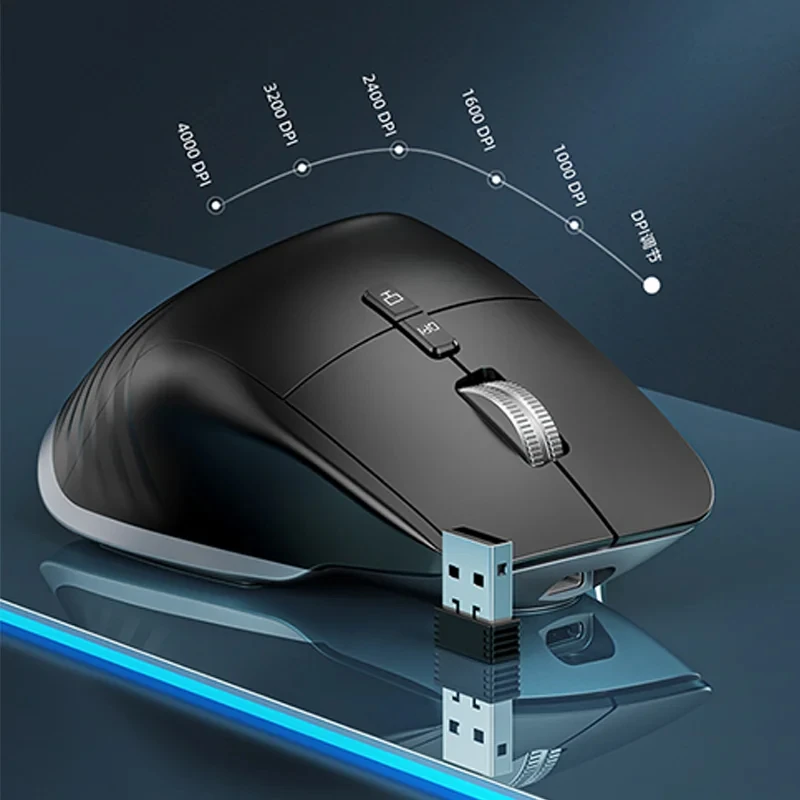 Imagem -04 - Rgb Recarregável sem Fio Gaming Mouse 2.4g Programação Bluetooth Leve Adequado Ergonômico Silencioso pc Laptop