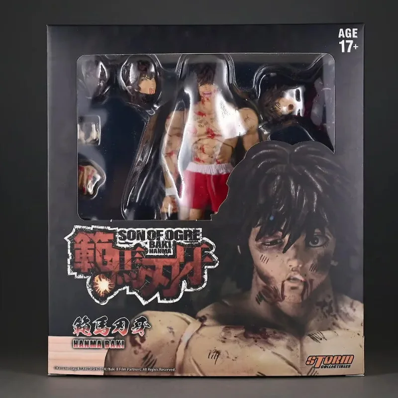 17cm 1/12 Son Of Ogre Baki Hanma Baki Venue Exklusive Version Actionfiguren Desktop-Ornament Puppe Jungen-Spielzeug Geschenk Sammlerstück