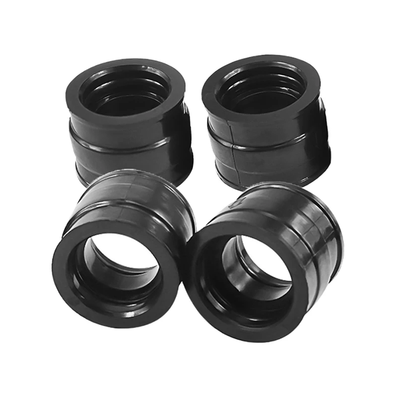 4 pcs Carburetor Rubber Intake Manifold Pipe Interface Adapter for Honda CB650 CB 650 CB650SC RC03 1979 1980 1981 1982