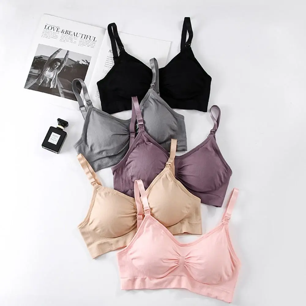 

Thin Seamless Maternity Prevent Sagging Bralette Women Nursing Bra Feeding Bras Breastfeeding Underwear Pregnancy Clothes