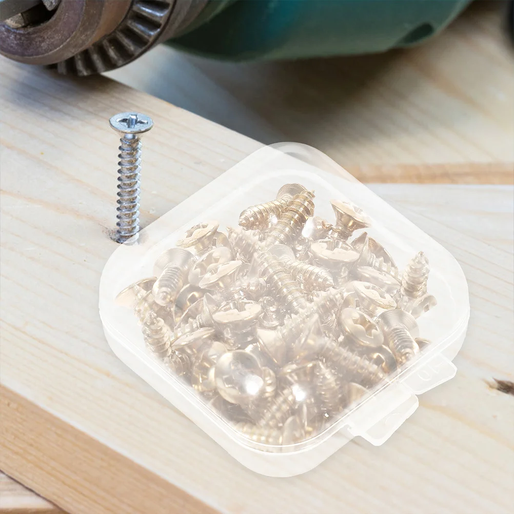 

50pcs Mini Jewelry Storage Box Clear Plastic Container Earring Ring Beads Holder Portable Multifunctional Small Transparent