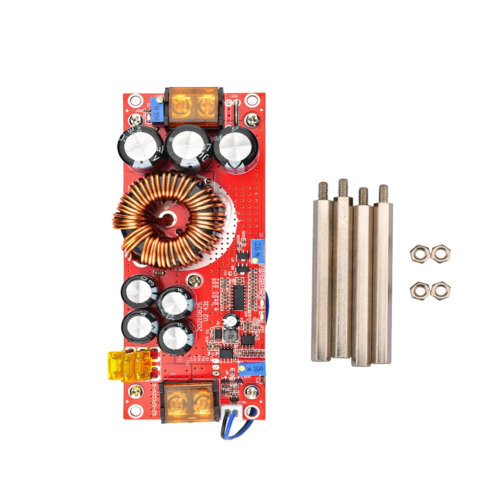1800W 40A 1200W 20A DC-DC Boost Converter Step Up Power Supply Module 8-60V to 12-80V Adjustable Voltage Charger Boost Board