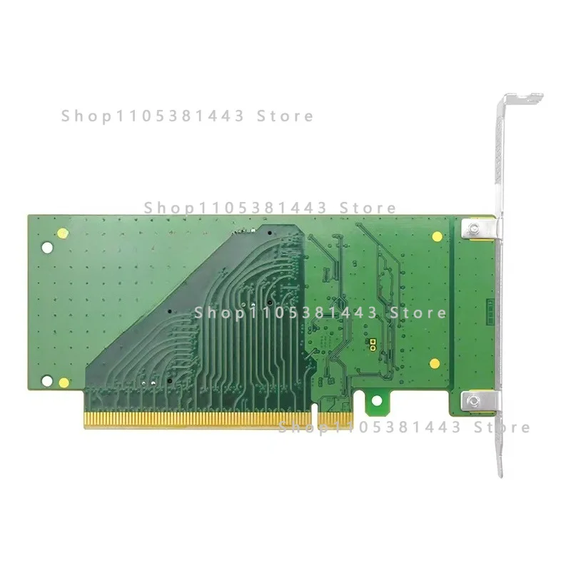 PCI Express 4.0 X16 To 2 * SlimSAS SFF-8654 8i Adapter