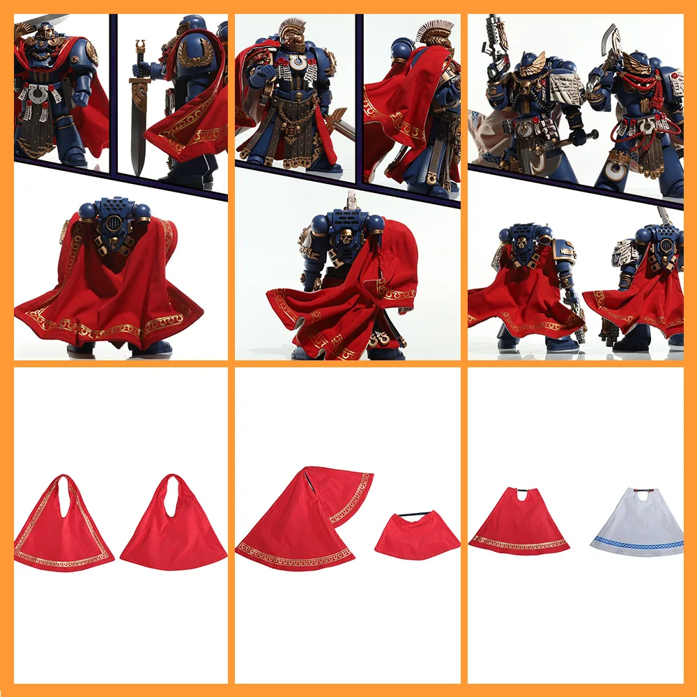 JOYTOYS-Warhammer, modelo de capa, ultramarinos, guardia de honor, guardianes, Guerrero, portador de bandera, escala 1/18