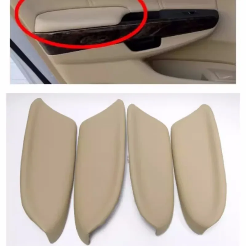 

For Honda 2008-2013 8th generation Accord CROSSTOUR Door Inner Armrest Outer Skin Genuine Leather Door Panel Accessories