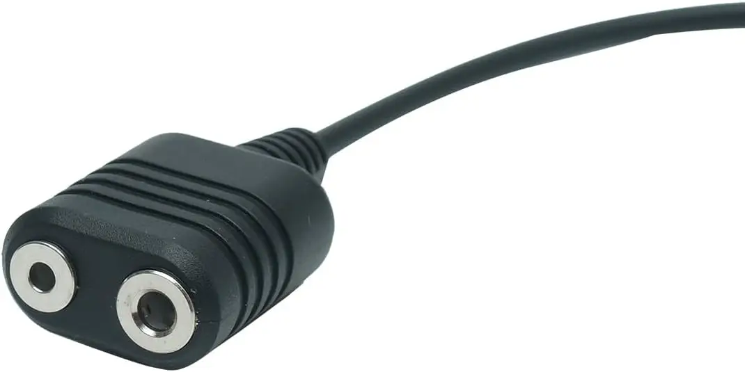 Gp328 Audio Adapter to Two Pin K Plug Compatible with Motorola HT750 HT1550 HT1550XLS GP328 GP240 GP280 GP330 GP340 GP360 GP380