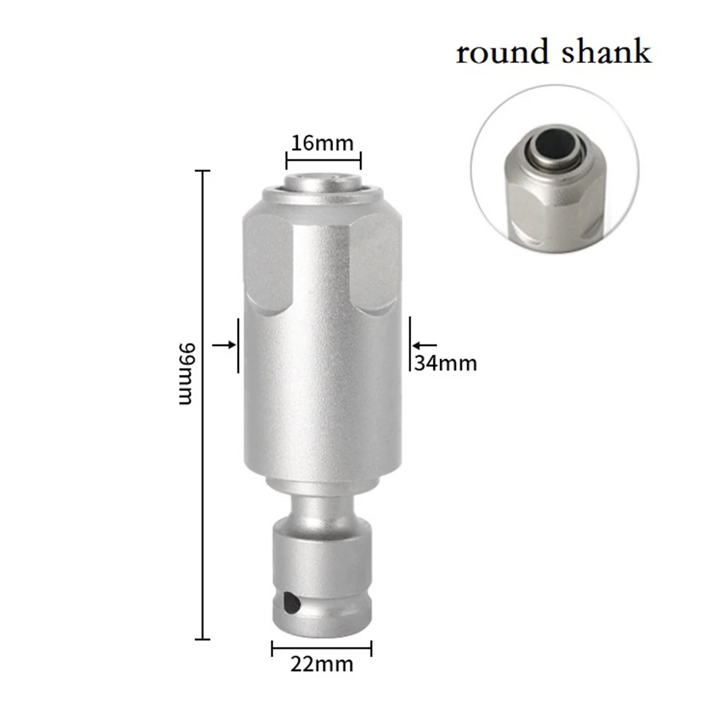 1/2 Chuck Adapter Impact Driver Wrench Convert To Electric Hammer Square Round Multipurpose Socket Adapter Tool