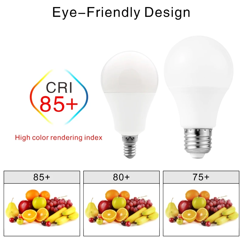 E27 Led Bulb 5W 7W 9W 12W 15W 18W Table Lamp Real Power Light Bulbs Ac 165V-220V Spotlight Lampada Led Bombillas Lamp