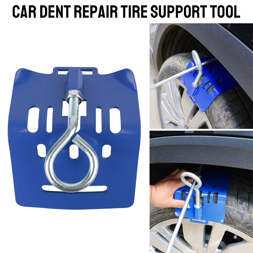 Car Dent Repair Tire Support Tool Crowbar Bracket Base Traceless Sheet Metal Spray Paint Shaping Bump Repair Special