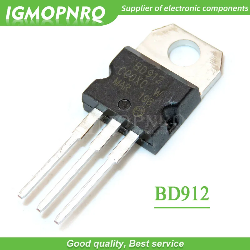 10pcs BD912 100V 15A TO-220 TO220 Darlington transistor new original