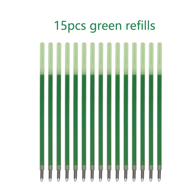 Meerkleurig 5-in-1 0,7 mm uitwisbare gelpen Zwart Blauw Rood Groen Magische inkt 0,5 mm Vulpotlood Schoolkantoor Schrijfbenodigdheden