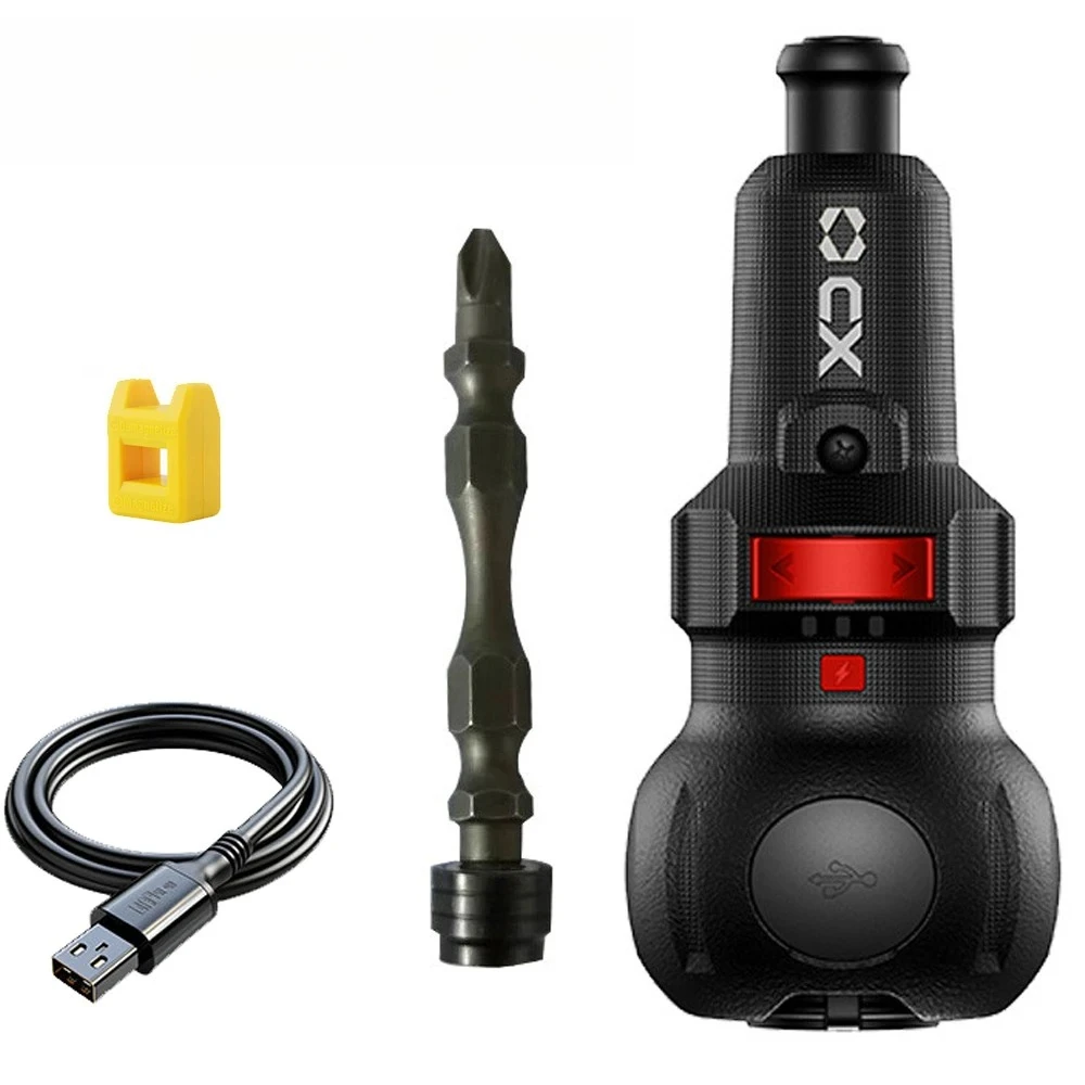 

2025 Мини-беспроводная электрическая отвертка 3,6 В 800 мАч Мини-электроинструмент Перезаряжаемая литиевая батарея Регулировка крутящего момента Светодиодные фонари