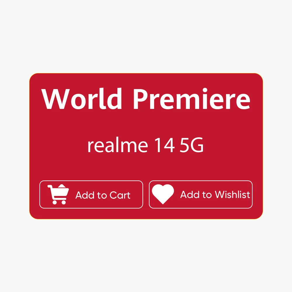 [World Premiere] realme 14