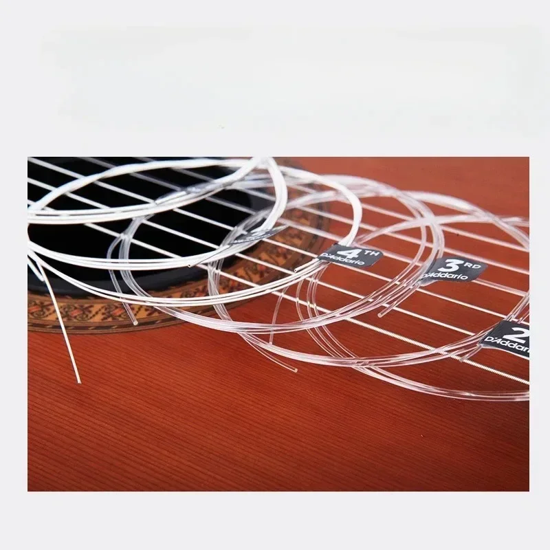 1Set Acoustic Guitar Strings Rainbow Colorful  Strings for Acoustic Folk Guitar Classic Multi Color Parts