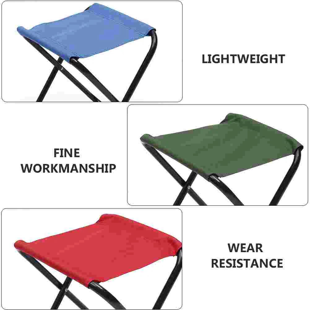 Foldable Chairs for outside Mini Folding Stool Household Portable Seat Cloth Compact