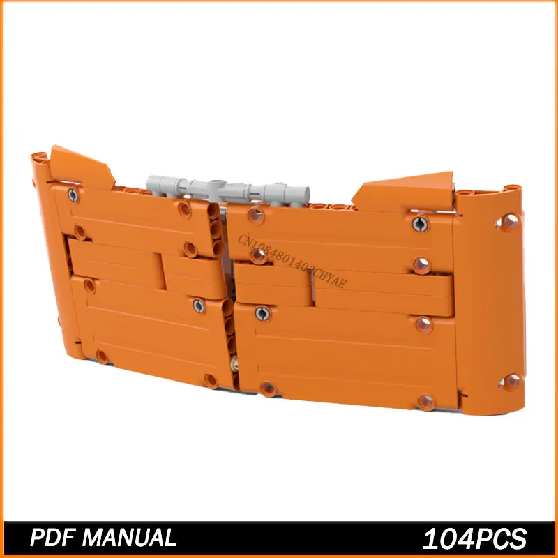 

MOC Building Blocks Snow Plow Shovel Series Model DIY Assemble Bricks Collection Display Toy Creative Xmas Gift 104PCS