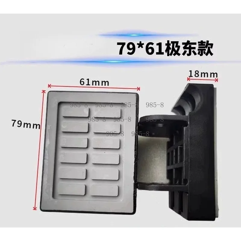 Edge Sealing Machine Accessories Rubber Chain Press Blocks, 10 Pieces Per Lot Conveyor Chain Buffer Blocks for Woodworking Edge view 2