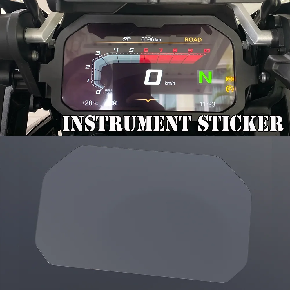 

For BMW R1250GS ADVENTURE R1250 GS R 1250GS 2018-2024 2023 Scratch Resistant Instrument Film Sticker Dashboard Protection Film