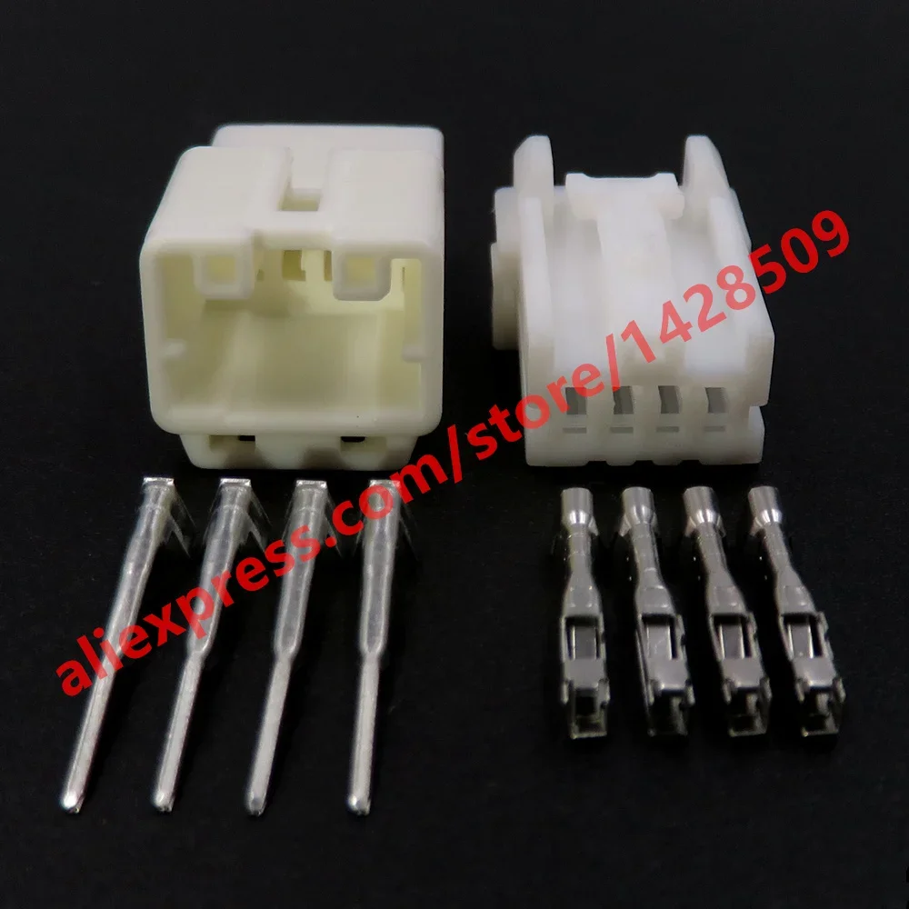 1 Set 4 Pin Car Reversing Camera Warning Light Female Male Unsealed Cable Harness Connector For Nissan Teana