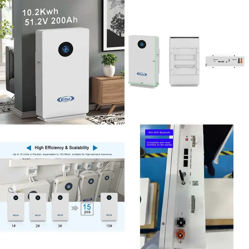

【CHIMU HOME】 10kWh 48/51.2V 200Ah Wall-Mount LiFePO4 Home Battery