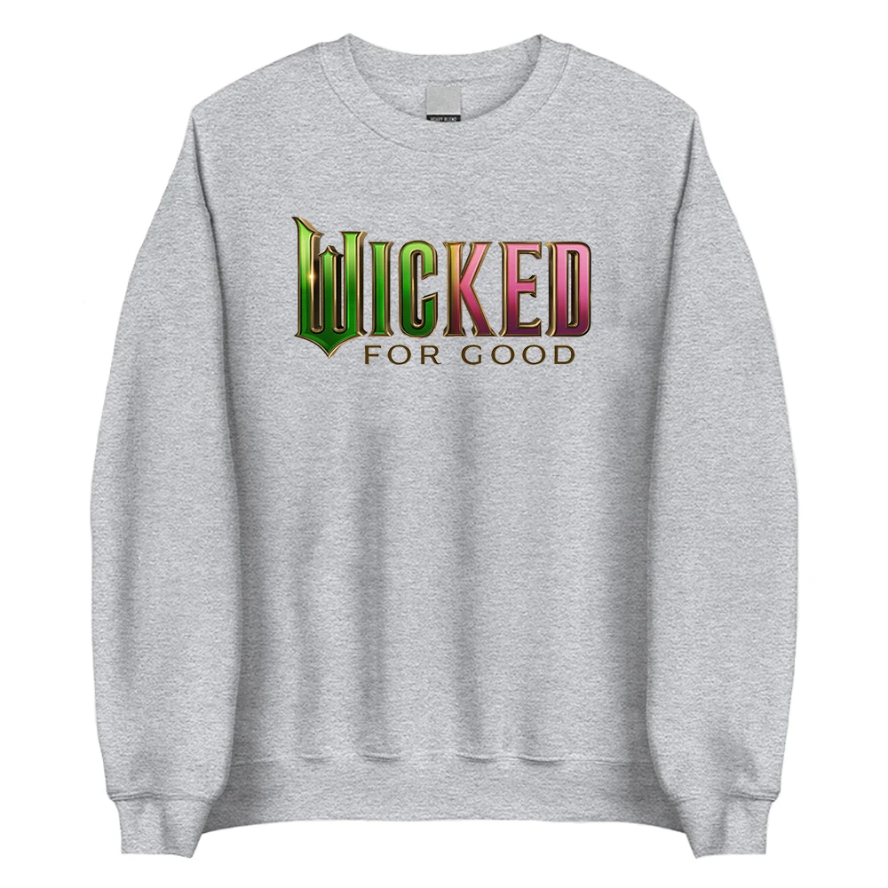 Wicked: for Good The Soundtrack Sweatshirts Cynthia Erivo Ariana Grande Pullovers Long Sleeve Crewneck Women Clothing Hoodies